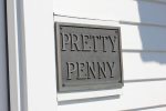 Pretty Penny Plaque on Front Door 